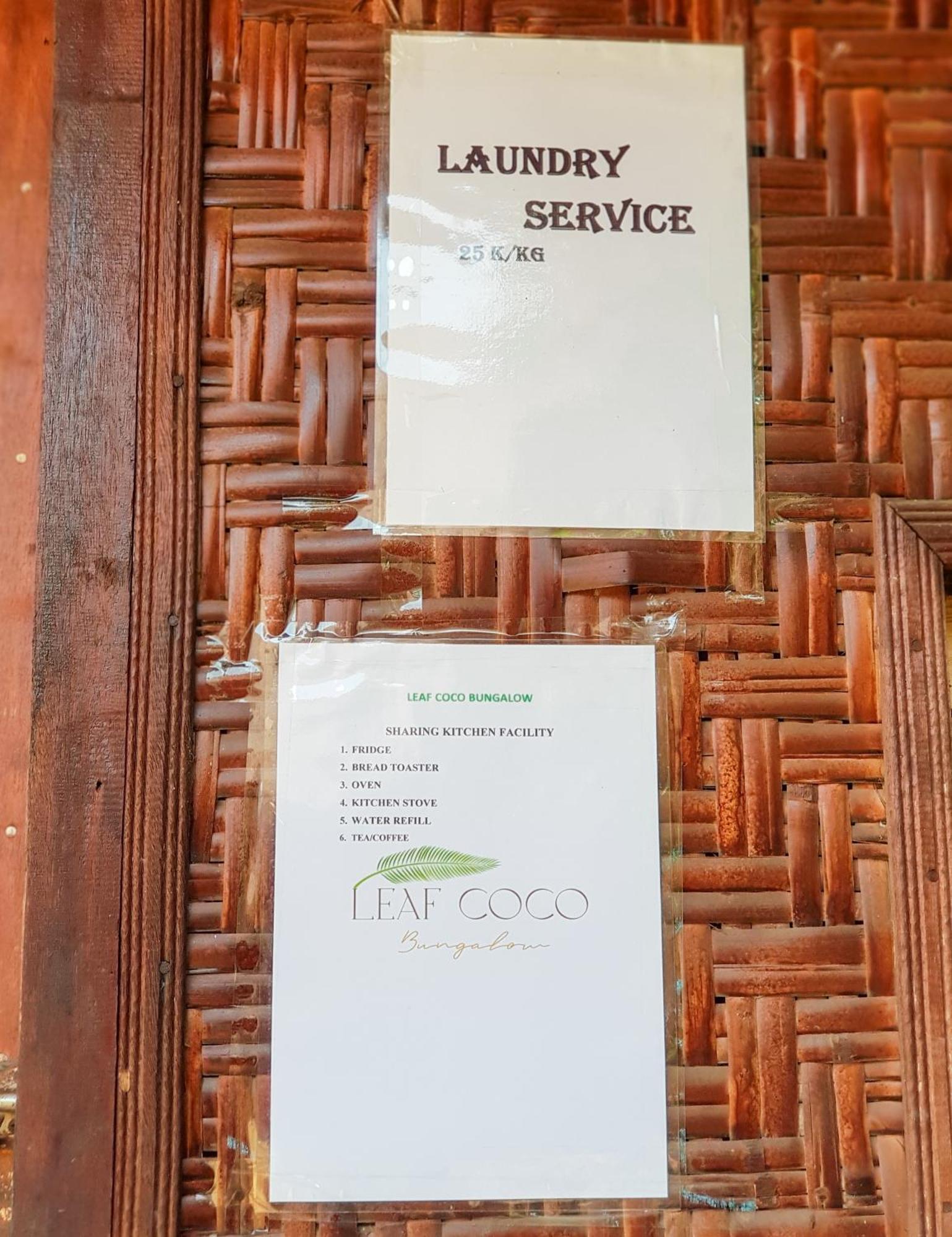 Leaf Coco Bungalow Gili Air Exterior photo